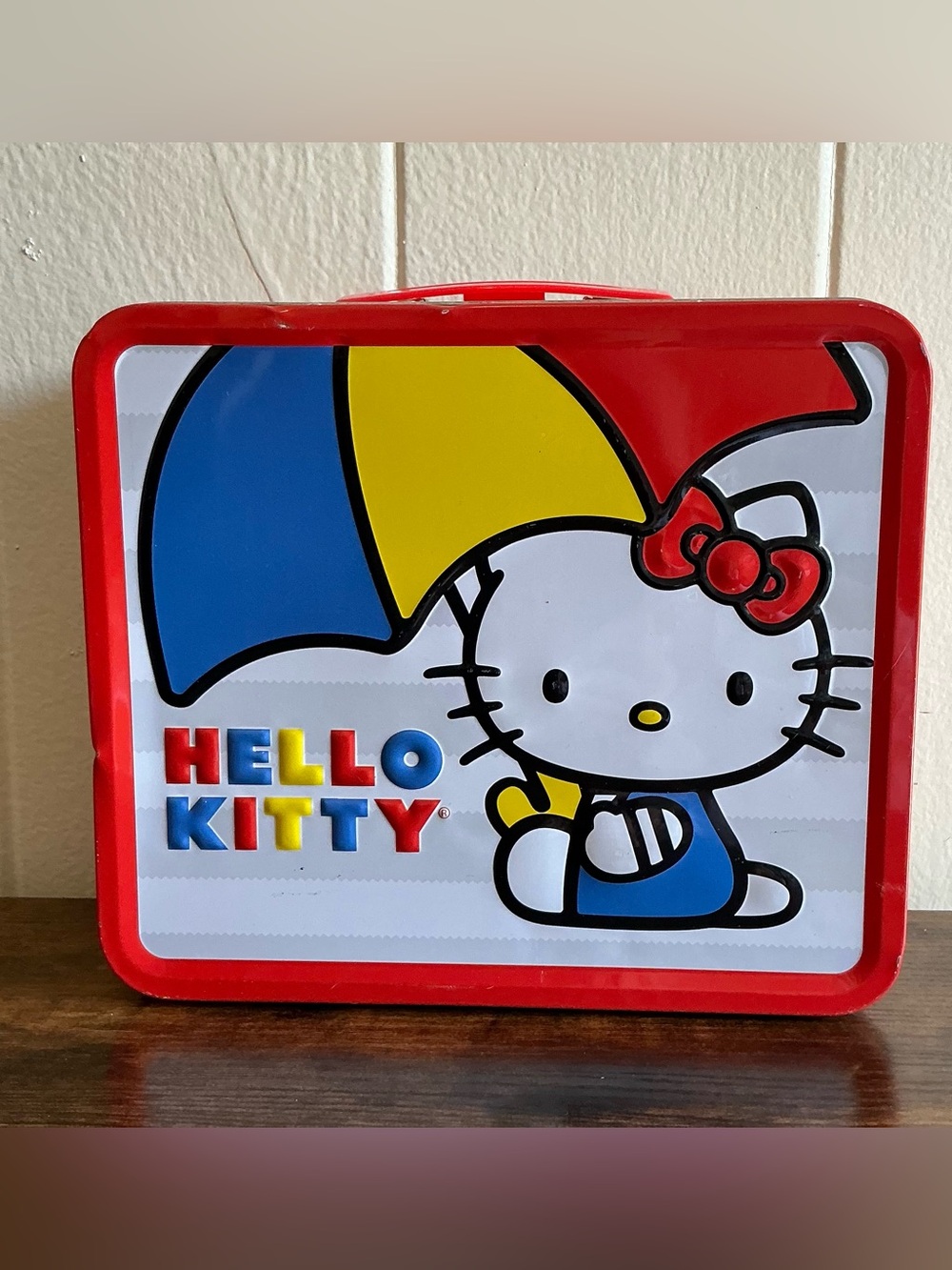 A Vintage Rare Sanrio X Loungefly 2010 Hello Kitty Tin Lunchbox